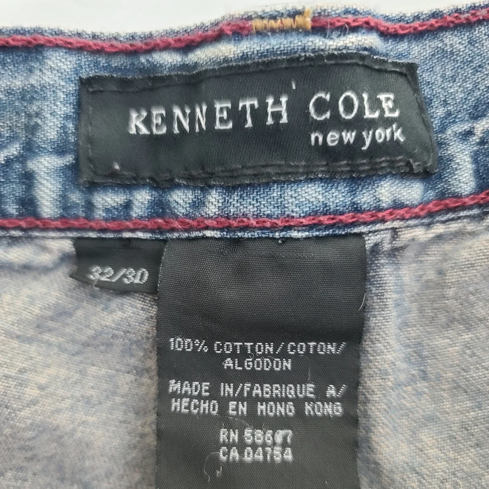 Kenneth Cole Men's Denim Blue Jeans Size W32 L30